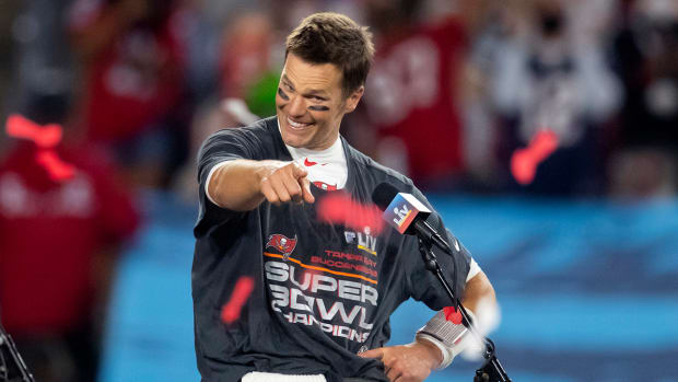 Tampa Bay Buccaneers quarterback Tom Brady